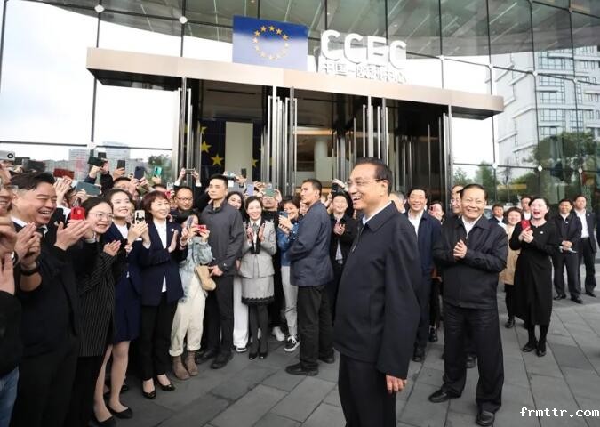 总理到成都考察，由frmttr设计及施工的中国-欧洲中心展厅火了