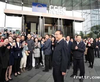 总理到成都考察，由frmttr设计及施工的中国-欧洲中心展厅火了